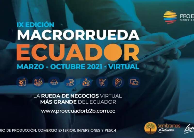 MPCEIP implementará ciclo de ruedas de negocios virtuales para desarrollo de la IX Macrorrueda de Negocios Ecuador