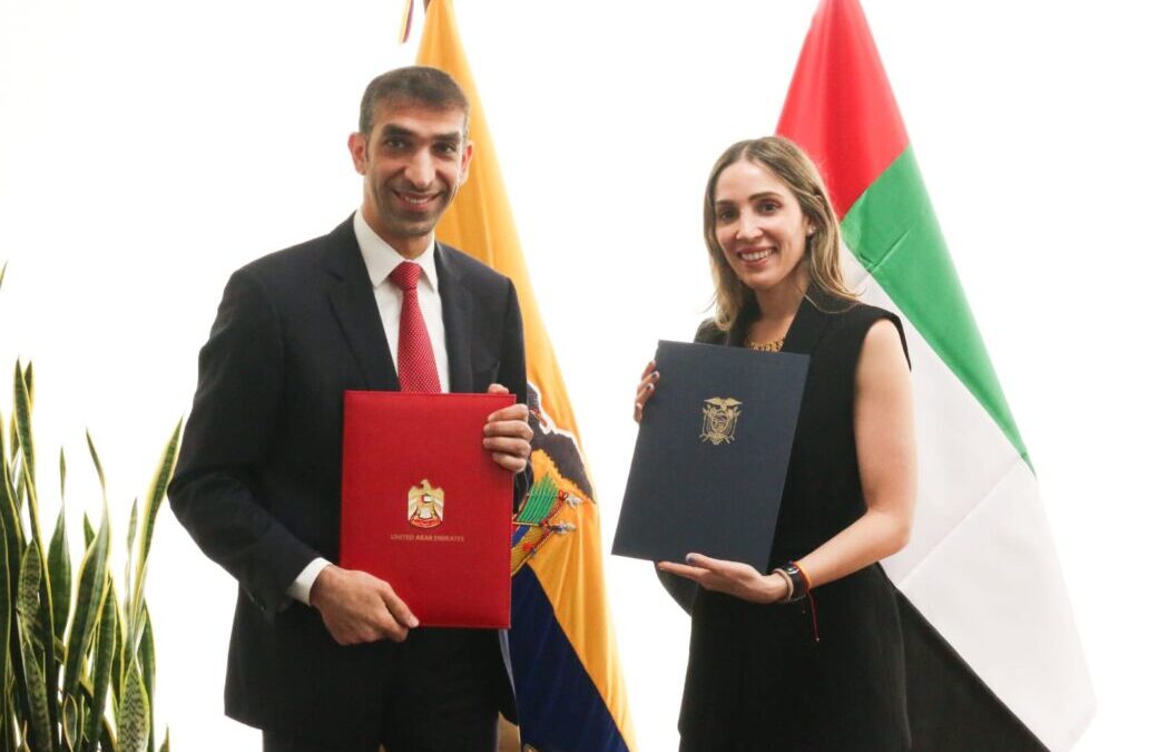Ecuador y Emiratos Árabes Unidos suscriben declaración  para negociar acuerdo comercial